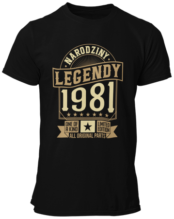 Narodziny Legendy 1981 -  Koszulka męska