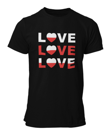 LOVE POLAND -  Koszulka męska
