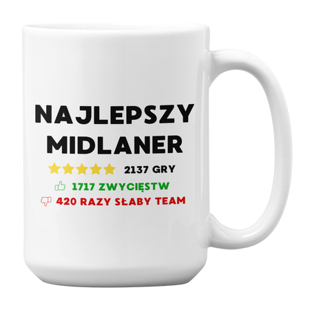 Najlepszy Midlaner - Kubek 450ml