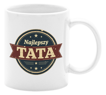 Najlepszy Tata – styl retro  - Kubek 330ml