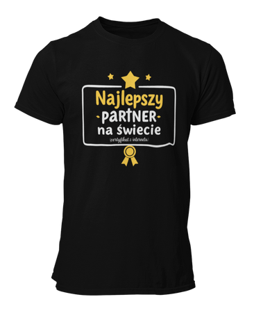 Najlepszy partner na świecie -  Koszulka męska