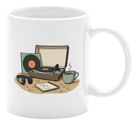 Retro gramofon - Kubek 330ml