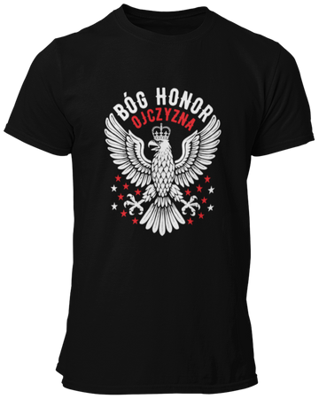 Bóg Honor Ojczyzna -  Koszulka męska