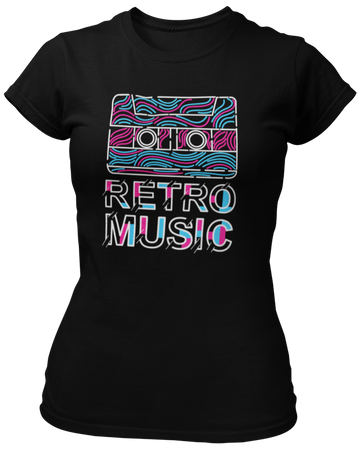 Retro music -  Koszulka damska