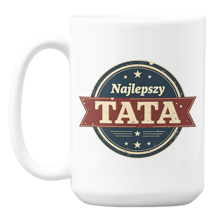 Najlepszy Tata – styl retro  - Kubek 450ml