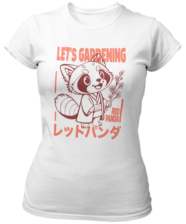 Let’s Gardening: Red Panda Edition -  Koszulka damska