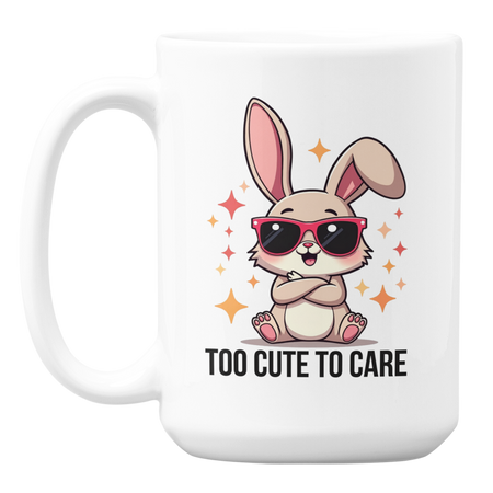 Too Cute to Care  - Kubek 450ml
