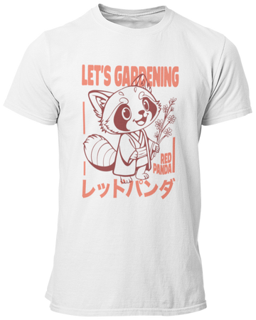 Let’s Gardening: Red Panda Edition - Koszulka Męska