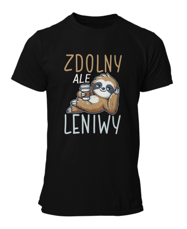 Zdolny Ale Leniwy -  Koszulka męska