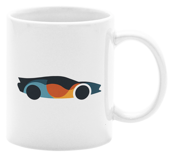 Minimalistyczny samochód  - Kubek 330ml