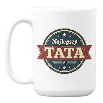 Najlepszy Tata – styl retro  - Kubek 450ml