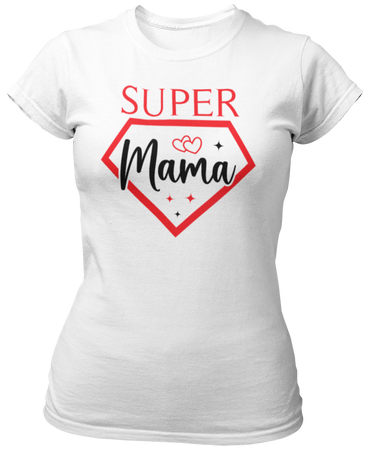 Super Mama -  Koszulka damska
