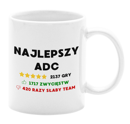 Najlepszy ADC - Kubek 330ml