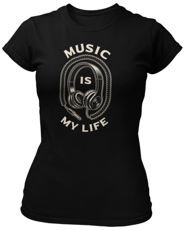 Music is my life -  Koszulka damska
