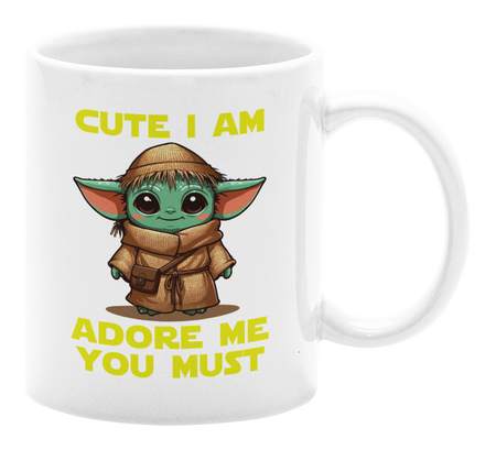 Cute I am – Adore me you must - Kubek 330ml