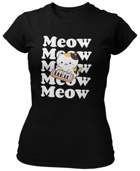 Meow & Keyboard Cat -  Koszulka damska