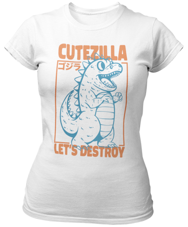 Cutezilla: Let’s Destroy -  Koszulka damska